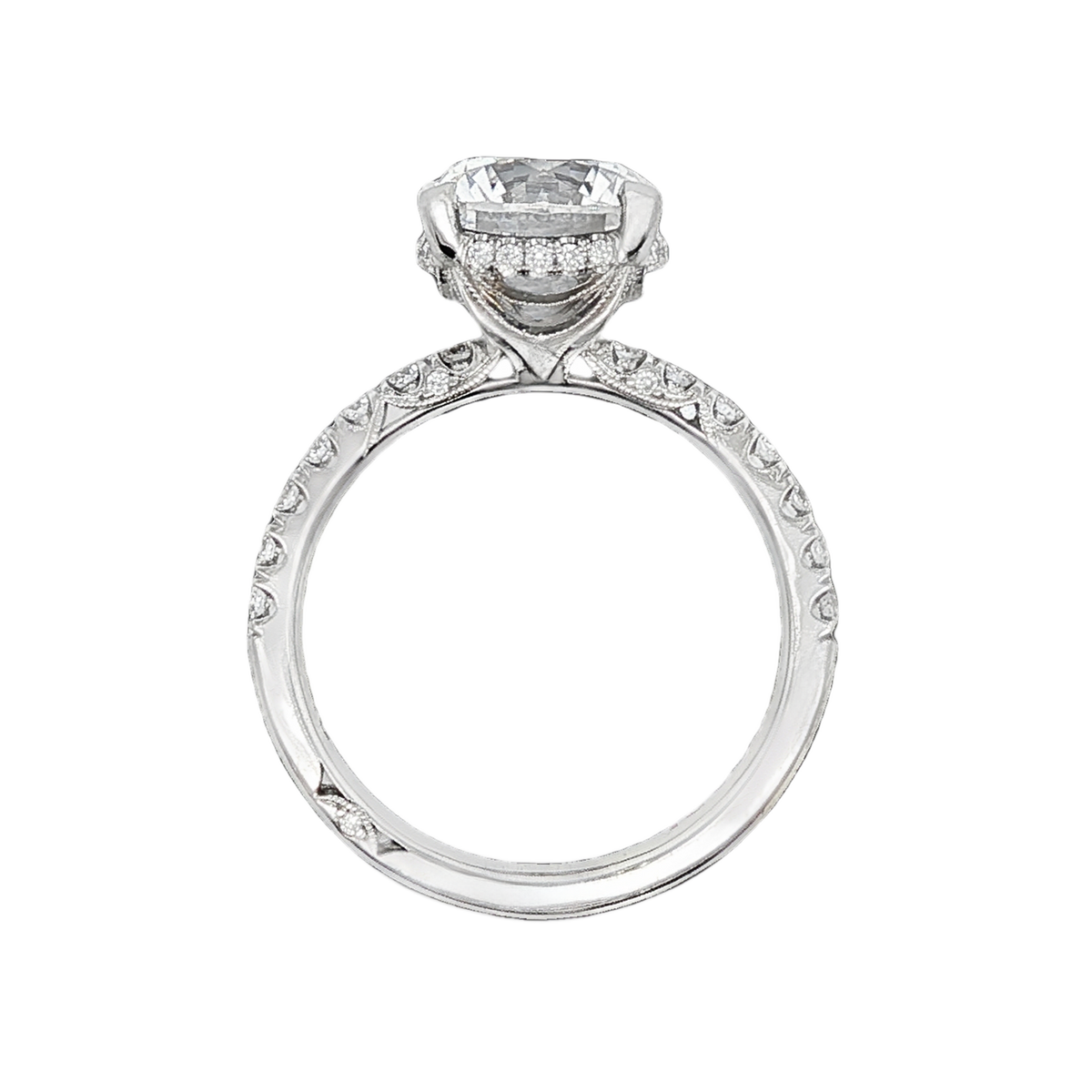 Tacori Round Diamond Engagement Ring — photo 3 of 3