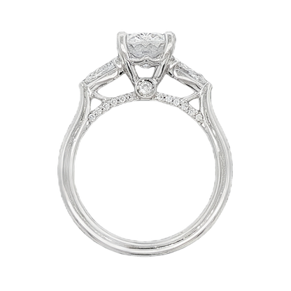 Fana Classic Three Stone Diamond Engagement Ring — photo 3 of 3