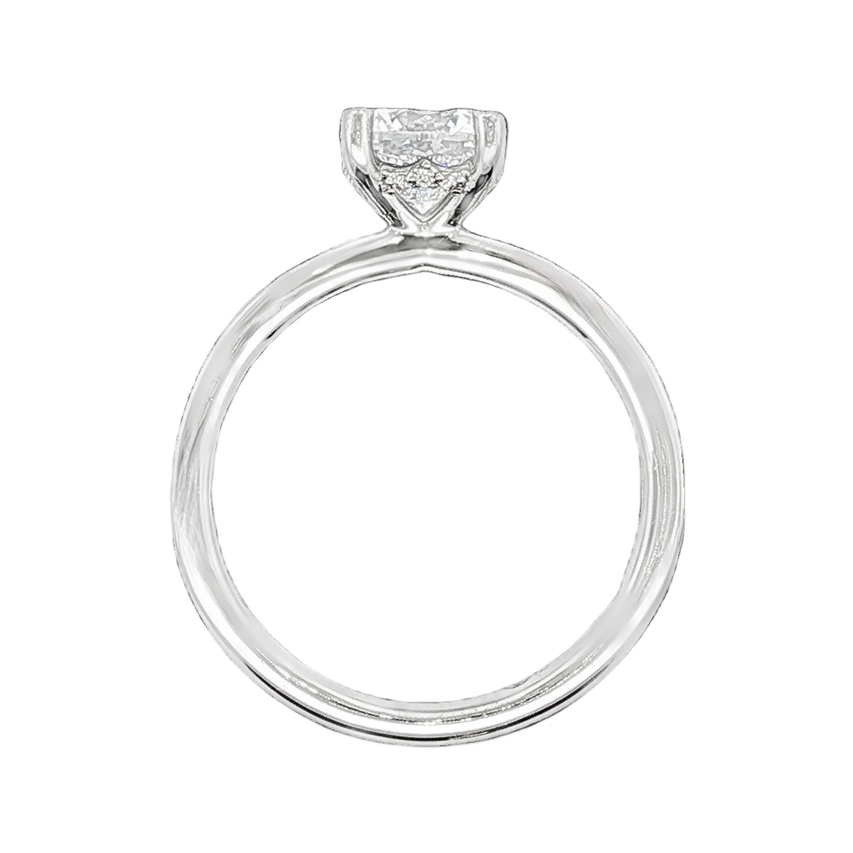 Fana Round Diamond Channel Set Engagement Ring — photo 3 of 3