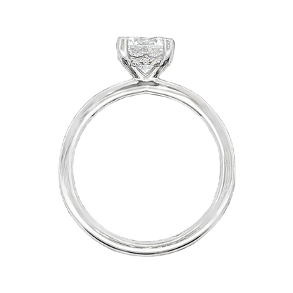 Fana Round Diamond Channel Set Engagement Ring — photo 3 of 3