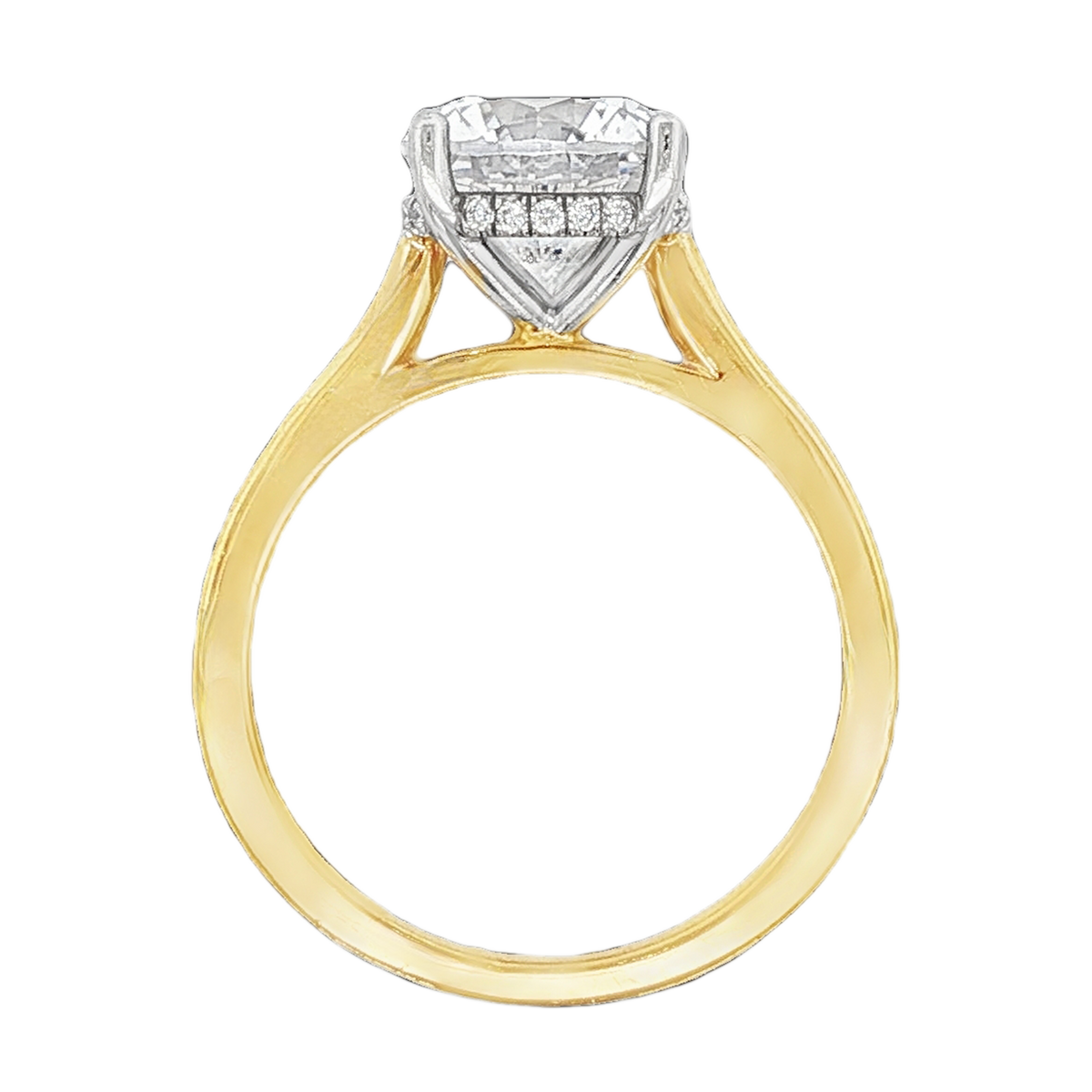 Signature Round Solitaire Diamond Engagement Ring — photo 3 of 3
