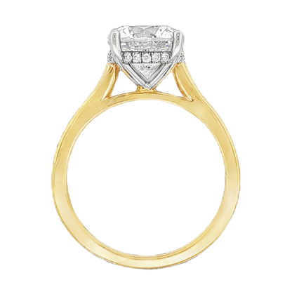Signature Round Solitaire Diamond Engagement Ring — photo 3 of 3