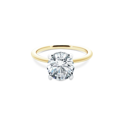 Signature Round Solitaire Diamond Engagement Ring — photo 1 of 3