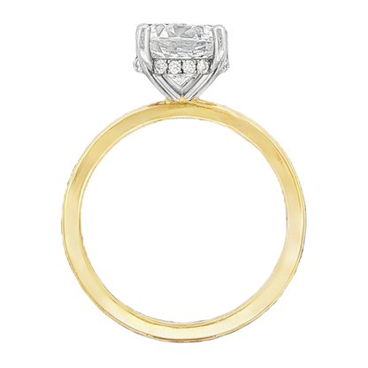 Signature Round Solitaire Diamond Engagement Ring — photo 3 of 3