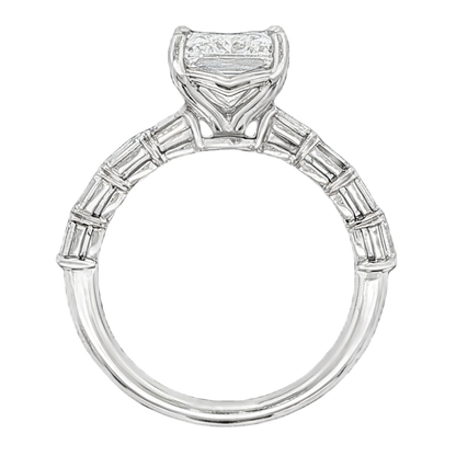 Precision Set Radiant Diamond Engagement Ring — photo 3 of 3