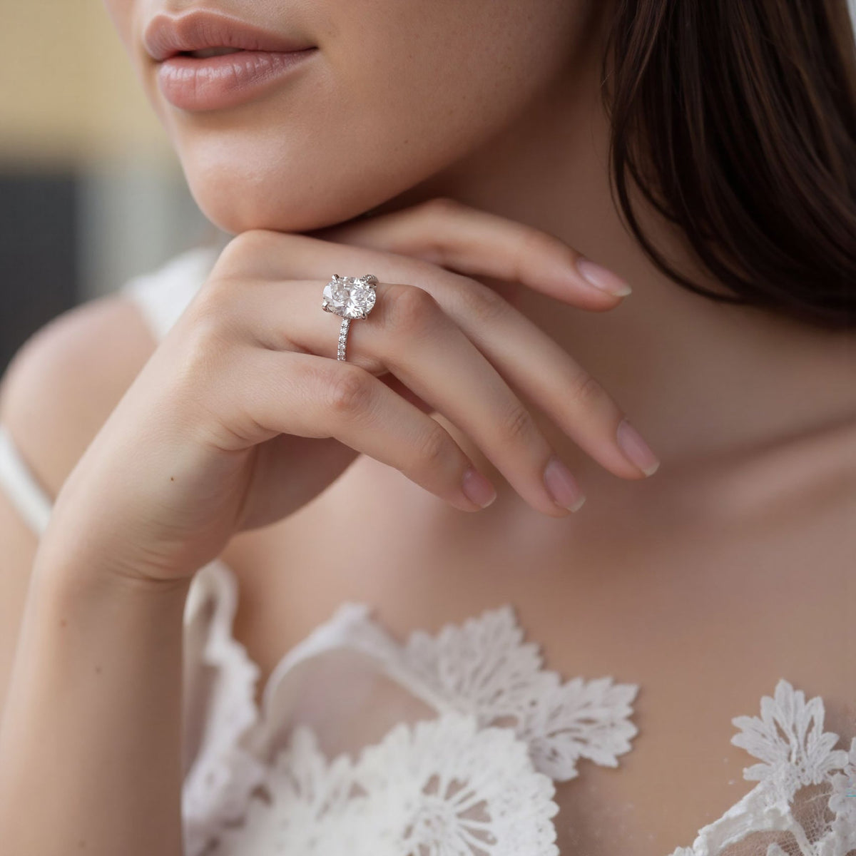 Tacori Oval Diamond Pave Engagement Ring — photo 2 of 3