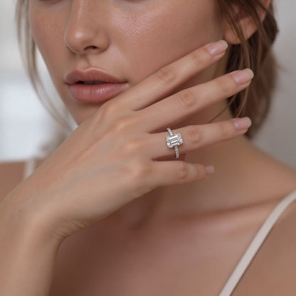 Tacori Emerald Diamond Pave Engagement Ring — photo 2 of 3