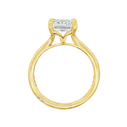 Tacori Emerald Solitaire Diamond Engagement Ring — photo 3 of 3