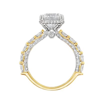 Verragio Round Diamond Shared Prong Engagement Ring — photo 3 of 3