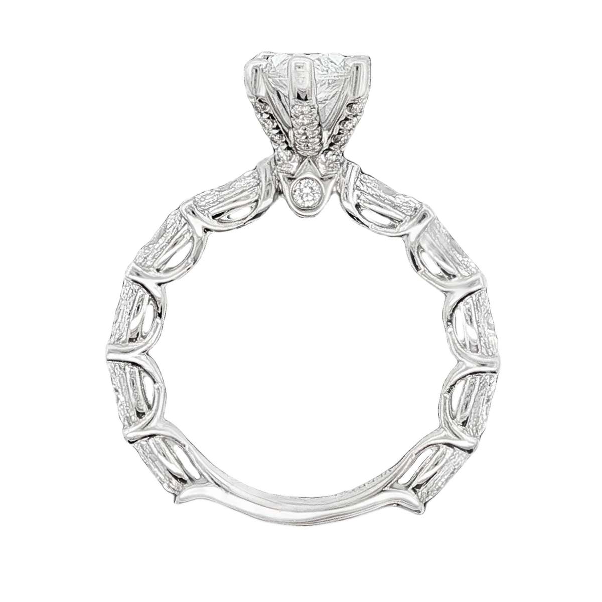 Verragio Marquise Diamond Shared Prong Engagement Ring — photo 3 of 3