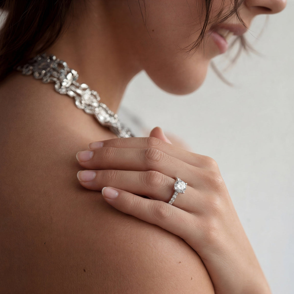 Verragio Round Diamond Pave Engagement Ring — photo 2 of 3