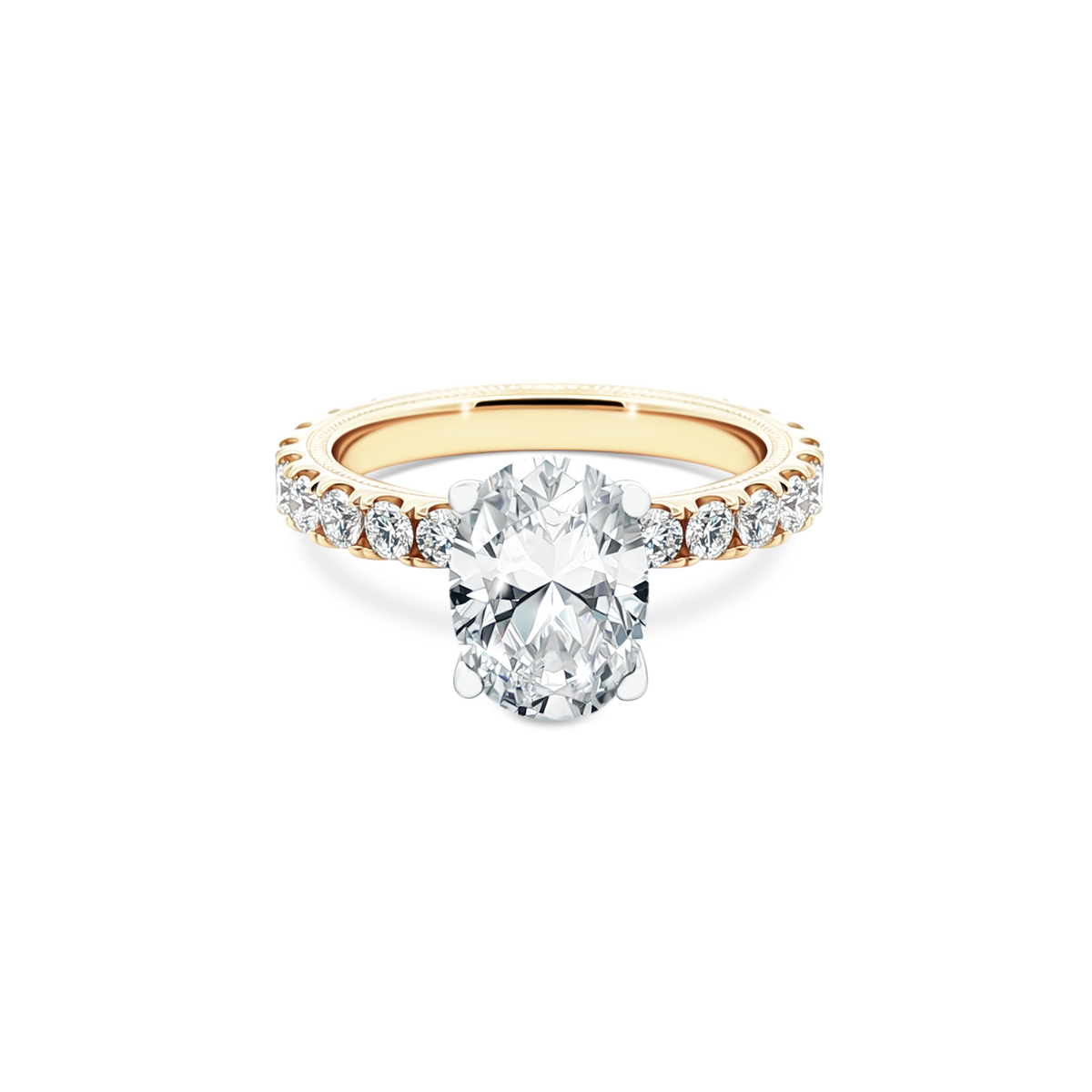 Verragio Oval Diamond Engagement Ring — photo 1 of 3