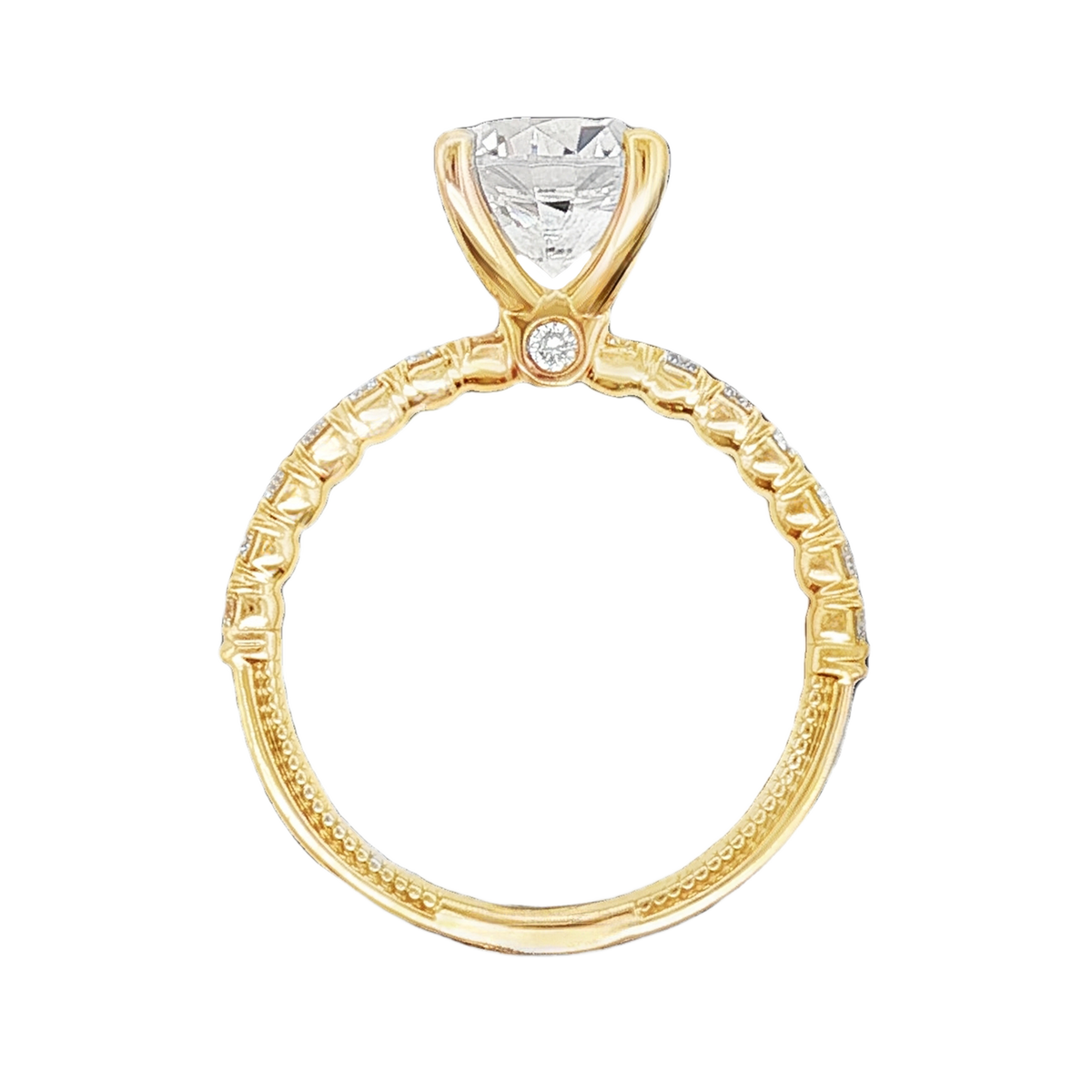 Verragio Round Diamond Pave Engagement Ring — photo 3 of 3