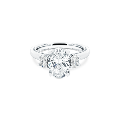 Verragio Three Stone Diamond Engagement Ring — photo 1 of 3