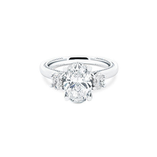 Verragio Three Stone Diamond Engagement Ring — photo 1 of 3