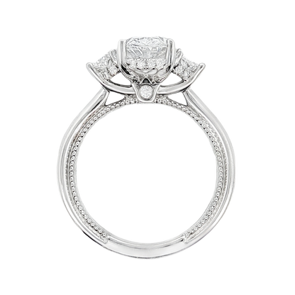 Verragio Three Stone Diamond Engagement Ring — photo 3 of 3