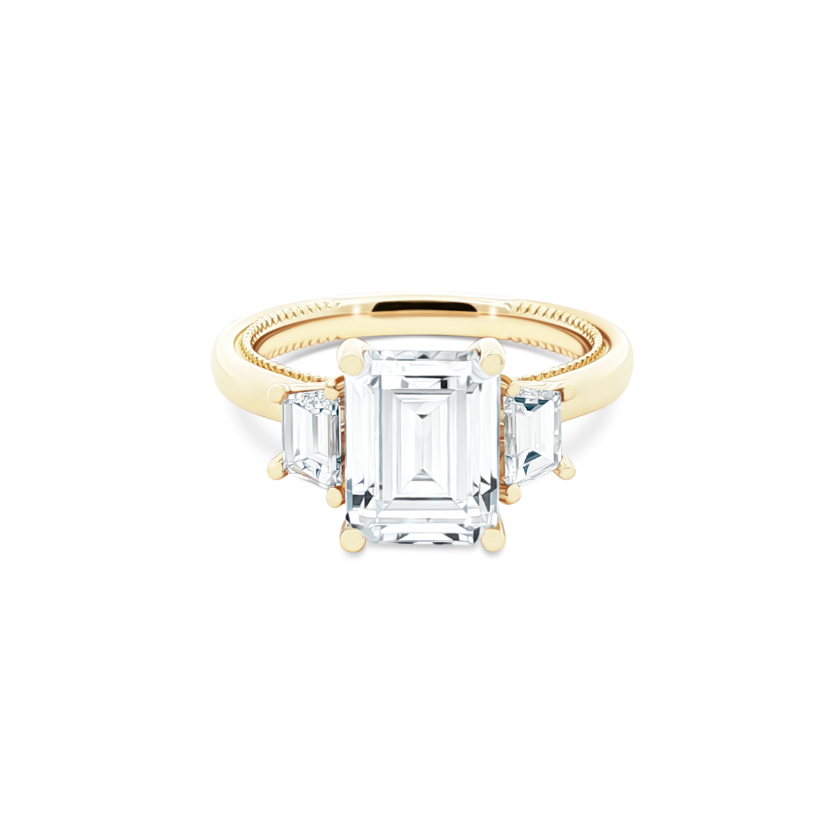 Verragio Three Stone Diamond Engagement Ring — photo 1 of 3