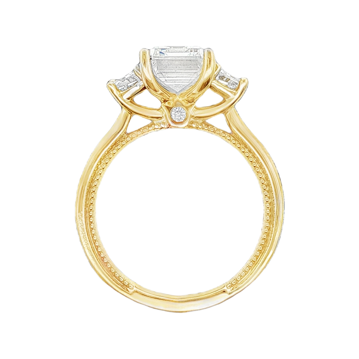 Verragio Three Stone Diamond Engagement Ring — photo 3 of 3