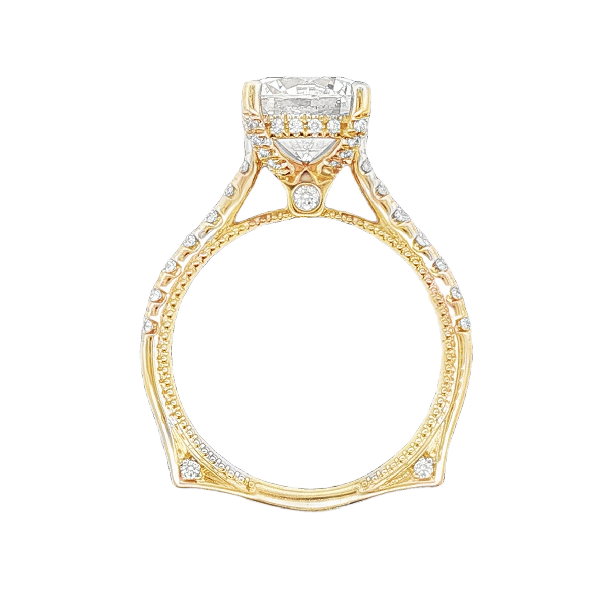 Verragio Round Diamond Pave Engagement Ring — photo 3 of 3