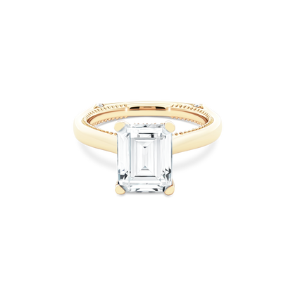 Verragio Emerald Solitaire Diamond Engagement Ring — photo 1 of 3