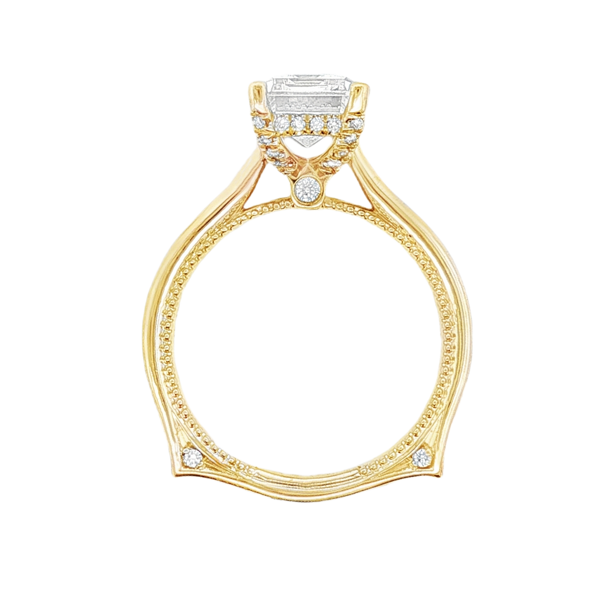 Verragio Emerald Solitaire Diamond Engagement Ring — photo 3 of 3