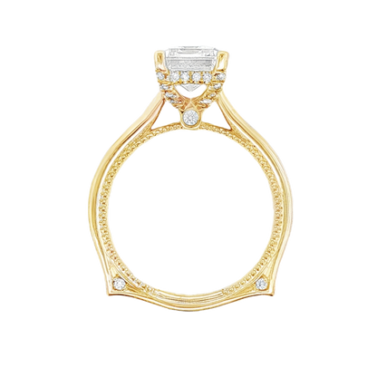 Verragio Emerald Solitaire Diamond Engagement Ring — photo 3 of 3