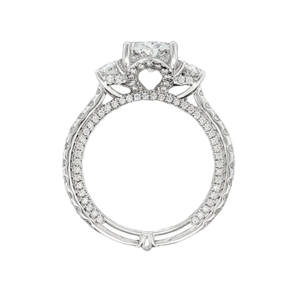 Verragio Three Stone Diamond Engagement Ring — photo 3 of 3