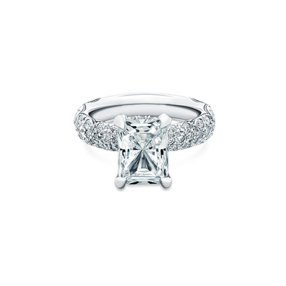 Tacori Emerald Bloom Diamond Engagement Ring — photo 1 of 3