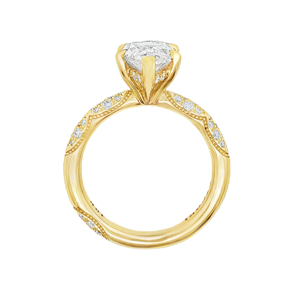 Tacori Marquise Bloom Diamond Engagement Ring — photo 3 of 3