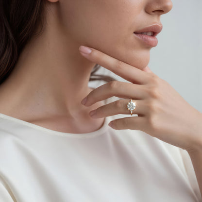 Fana Classic Three Stone Diamond Engagement Ring — photo 2 of 3