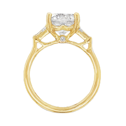 Fana Classic Three Stone Diamond Engagement Ring — photo 3 of 3