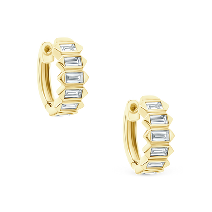 .65ct 14k Yellow Gold Diamond Huggys — photo 1 of 2