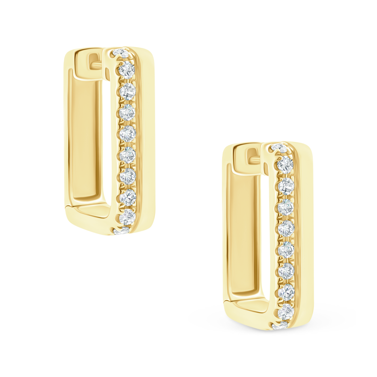 .51ct 14k Yellow Gold Diamond Huggys — photo 1 of 2