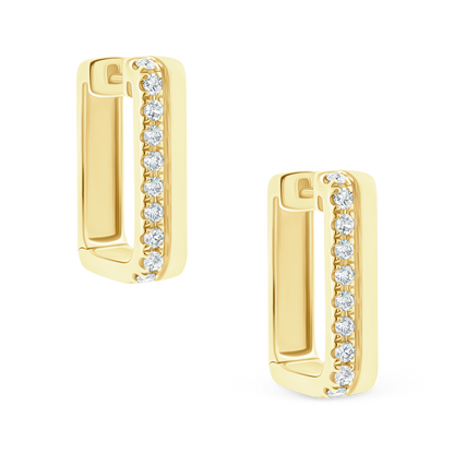 .51ct 14k Yellow Gold Diamond Huggys — photo 1 of 2