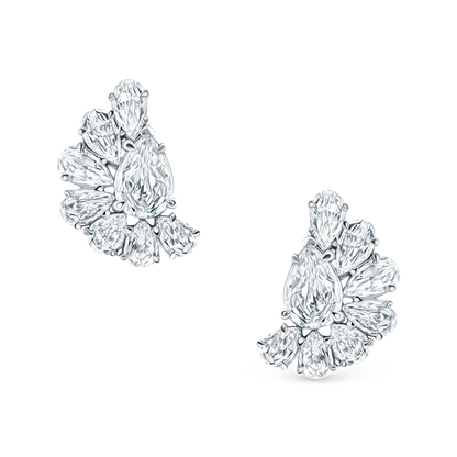 3.32ct 14k White Gold Diamond Fashion Studs — photo 1 of 2