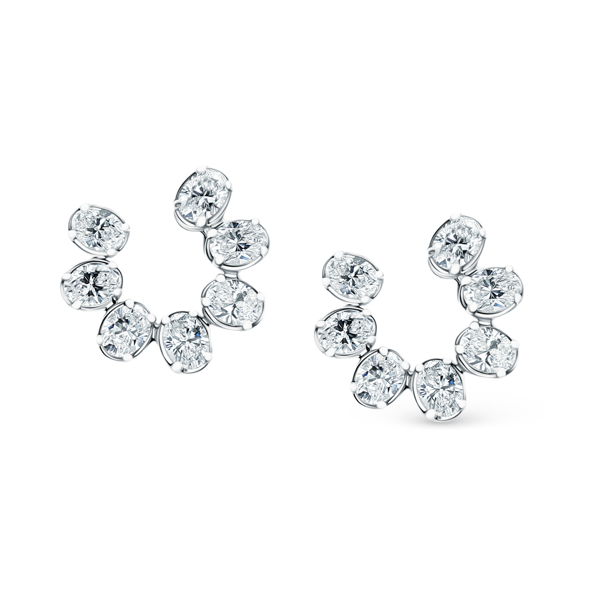 2.35ct 18k White Gold Diamond Fashion Studs — photo 1 of 2