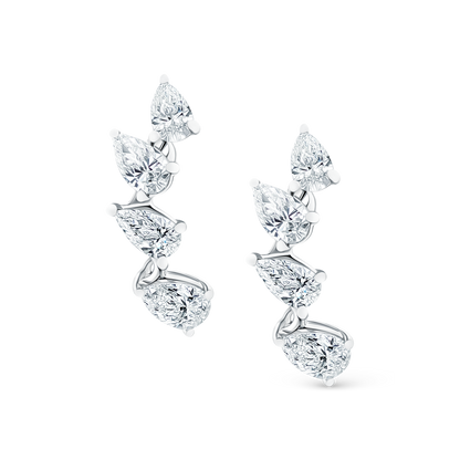 1.24ct 18k White Gold Diamond Fashion Studs — photo 1 of 2