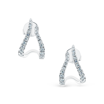 1.26ct 18k White Gold Diamond Fashion Studs — photo 1 of 2