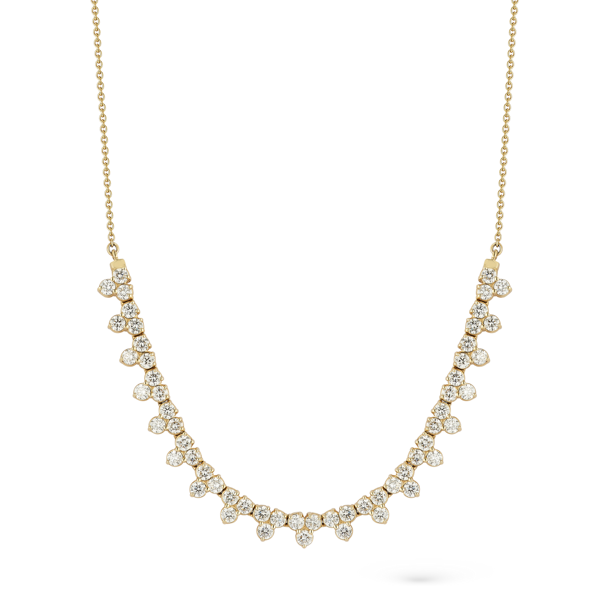 3.00ct 14k Yellow Gold Diamond Necklace — photo 1 of 2