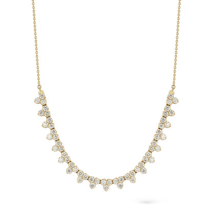 3.00ct 14k Yellow Gold Diamond Necklace — photo 1 of 2