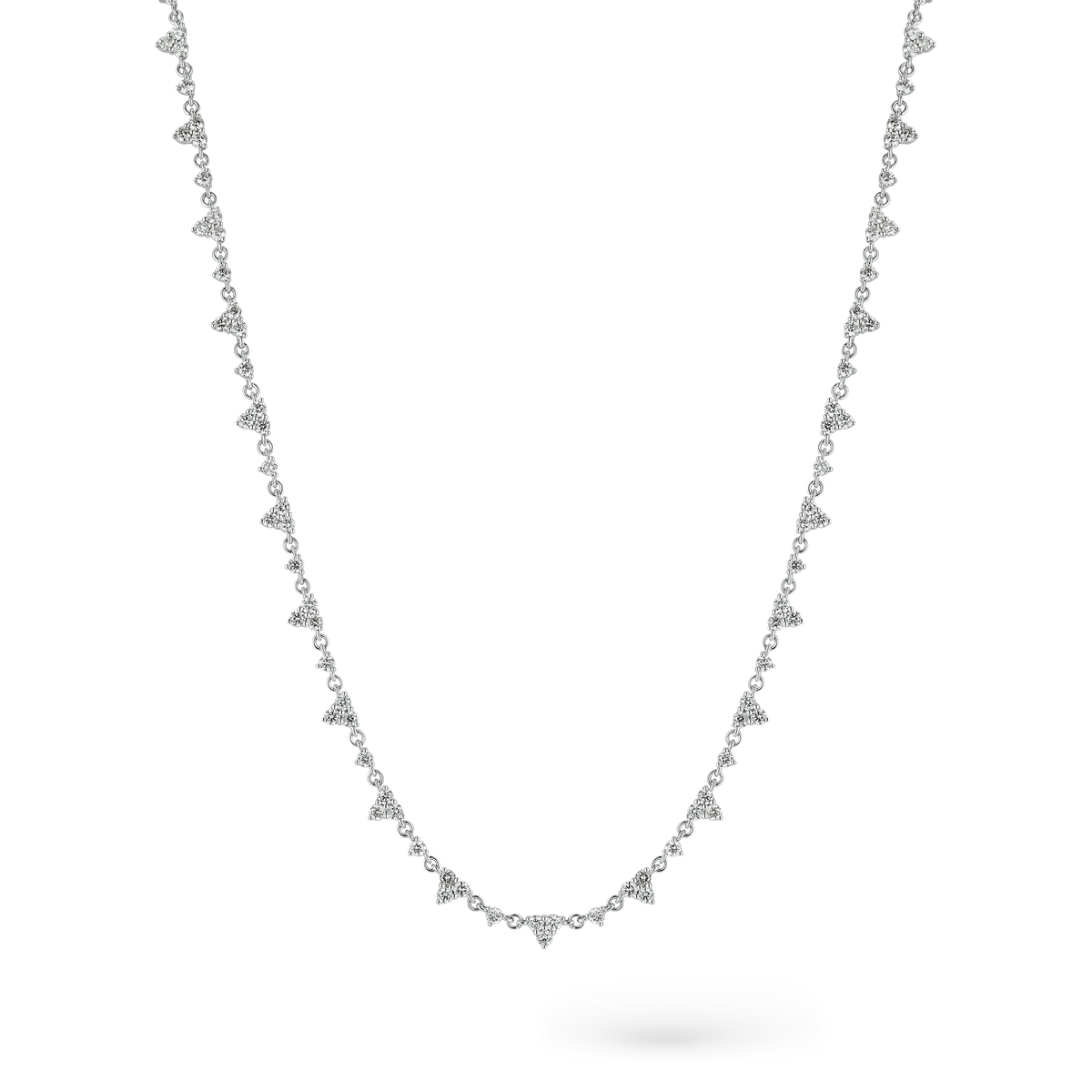 3.43ct 14k White Gold Diamond Necklace — photo 1 of 2