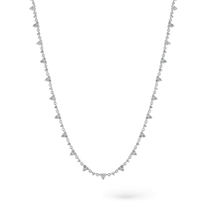 3.43ct 14k White Gold Diamond Necklace — photo 1 of 2
