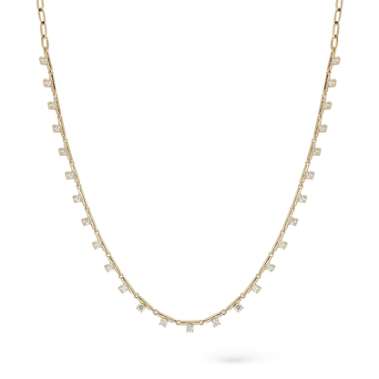 .91ct 14k Yellow Gold Diamond Necklace — photo 1 of 2