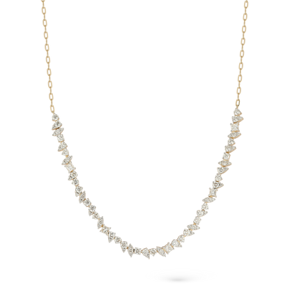 1.78ct 14k Yellow Gold Diamond Necklace — photo 1 of 2