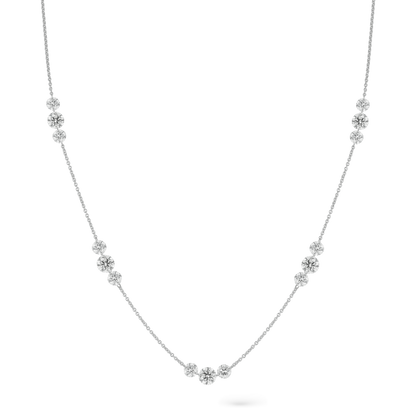 8.252ct Platinum Diamond Necklace — photo 1 of 2
