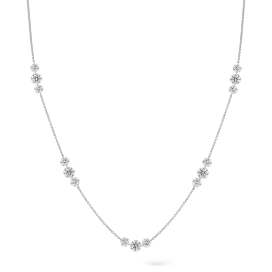 8.252ct Platinum Diamond Necklace — photo 1 of 2
