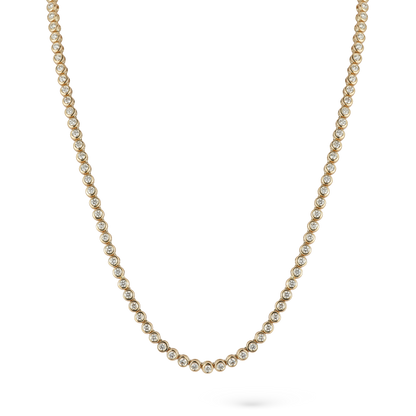 1.40ct 14k Yellow Gold Diamond Necklace — photo 1 of 3