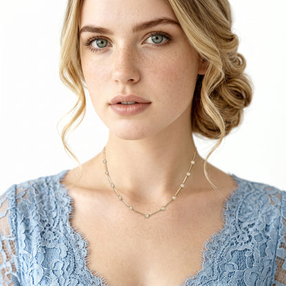 .66ct 14k Yellow Gold Diamond Necklace — photo 2 of 2
