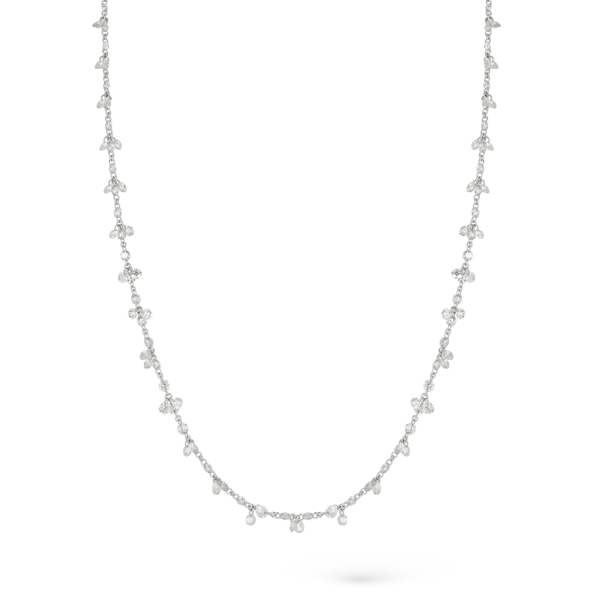 8.252ct Platinum Diamond Necklace — photo 1 of 2