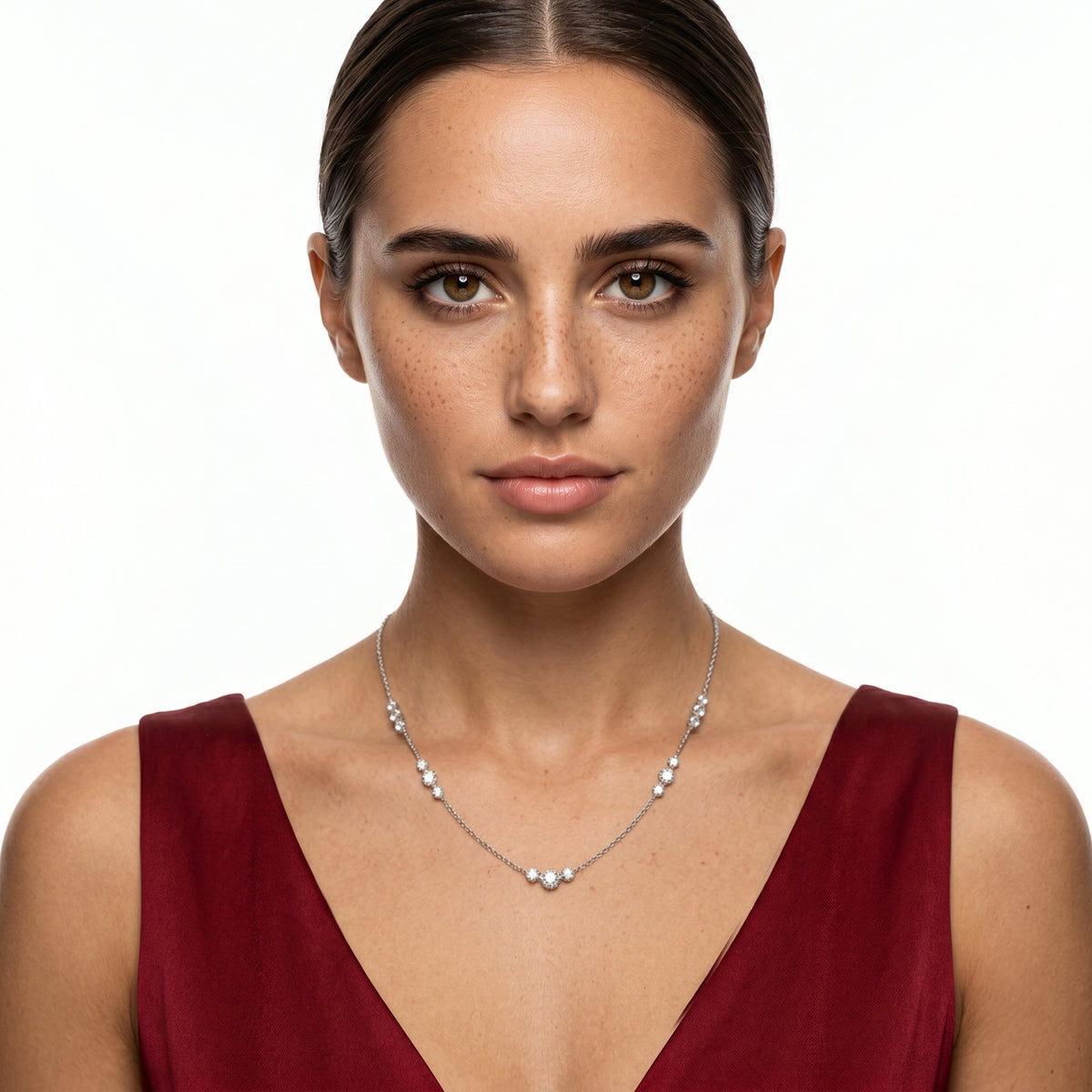 8.252ct Platinum Diamond Necklace — photo 2 of 2